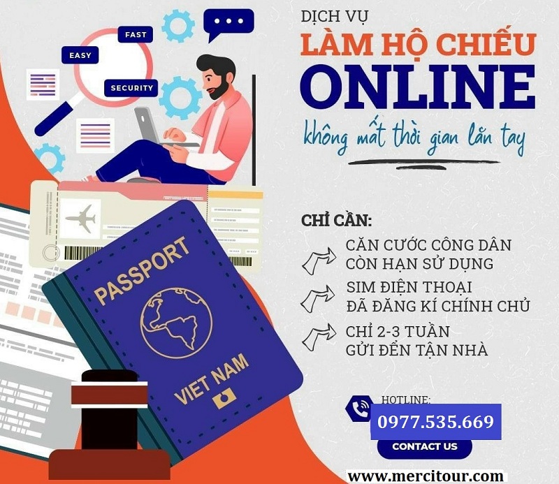 Hộ chiếu online Hộ chiếu online